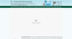 Desktop Screenshot of dranjanbhattacharya.com